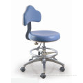 Five Legged Base, Twin Wheel Casters,  Medical Examination Adjustable Height Stool Chairs